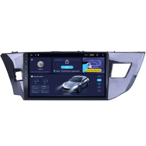 Navigatie dedicata Toyota Levin 2014, Maro, 4GB RAM 32GB ROM, Octacore, Android 14, Display QLED 10", DSP, Carplay&Android Auto, SIM 4G, Ventilator Activ - imagine 3