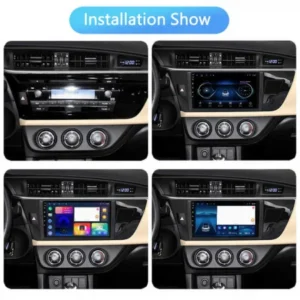 Navigatie dedicata Toyota Levin 2014, Maro, 4GB RAM 32GB ROM, Octacore, Android 14, Display QLED 10", DSP, Carplay&Android Auto, SIM 4G, Ventilator Activ - imagine 2