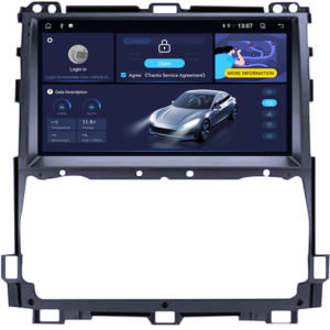 Navigatie dedicata Toyota Prado 2002-2009, 8GB RAM 128GB ROM, Octacore, Platforma TS18, Android 14, Display QLED 9", Carplay&Android Auto, SIM 4G - imagine 3