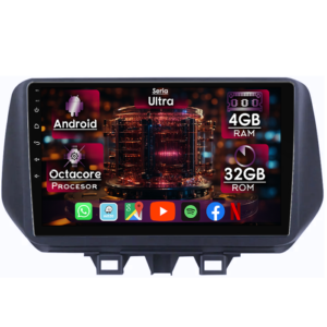 Navigatie dedicata Hyundai Tucson 2018-2020, 4GB RAM 32GB ROM, Octacore, Display 10" QLED 2K, Carplay&Android Auto, Android 14, Ventilator Activ - imagine 1