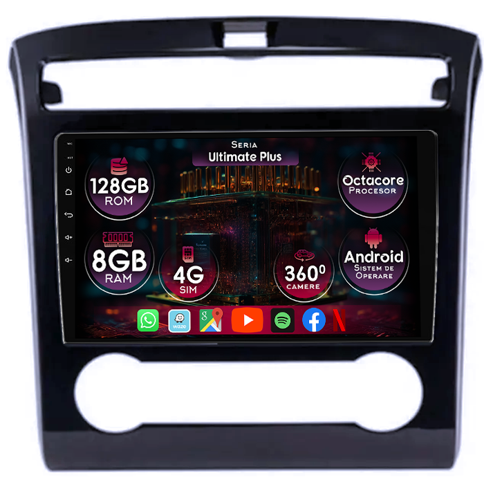 Navigatie dedicata Hyundai Tucson 2021, 8GB RAM 128GB ROM, Octacore, Platforma 7862, Display 10" QLED, Carplay&Android Auto, Android 14, Ventilator Activ - imagine 1