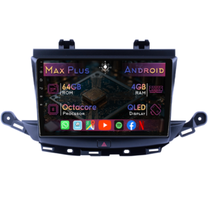 Navigatie dedicata Opel Verano 2016+, 4GB RAM 64GB ROM, Octacore, Display 9" QLED, Carplay&Android Auto, Android 14, Suport camere AHD - imagine 1