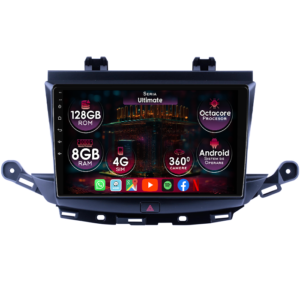 Navigatie dedicata Opel Verano 2016+, 8GB RAM 128GB ROM, Octacore, Platforma TS18, Display 9" QLED, Carplay&Android Auto, Android 14, Ventilator Activ - imagine 1