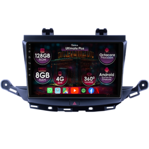Navigatie dedicata Opel Verano 2016+, 8GB RAM 128GB ROM, Octacore, Platforma 7862, Display 9" QLED, Carplay&Android Auto, Android 14, Ventilator Activ - imagine 1