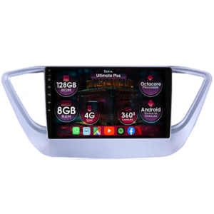 Navigatie dedicata Hyundai Verna 2017-2018, 8GB RAM 128GB ROM, Octacore, Platforma 7862, Display 9" QLED, Carplay&Android Auto, Android 14, Ventilator Activ - imagine 1