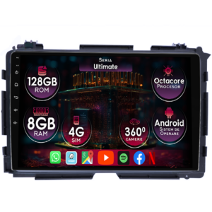 Navigatie dedicata Honda Vezel 2014, 8GB RAM 128GB ROM, Octacore, Platforma TS18, Display 9" QLED, Carplay&Android Auto, Android 14, Ventilator Activ - imagine 1