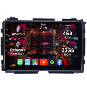 Navigatie dedicata Honda Vezel 2014, 4GB RAM 32GB ROM, Octacore, Display 9" QLED 2K, Carplay&Android Auto, Android 14, Ventilator Activ - imagine 1