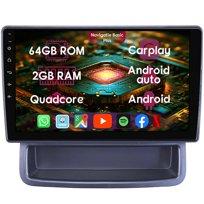 Navigatie dedicata Opel Vivaro 2010-2014, 2GB RAM 64GB ROM, Quad Core, Display 10" IPS Full HD, Carplay&Android Auto, Android 14, Suport camere AHD - imagine 1