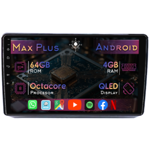 Navigatie dedicata Fiat Viaggio/Ottimo, 4GB RAM 64GB ROM, Octacore, Display 9" QLED, Carplay&Android Auto, Android 14, Suport camere AHD - imagine 1