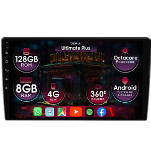 Navigatie dedicata Hyundai i40 2016, 8GB RAM 128GB ROM, Octacore, Platforma 7862, Display 9" QLED 2K, Carplay&Android Auto, Android 14, Ventilator Activ - imagine 1