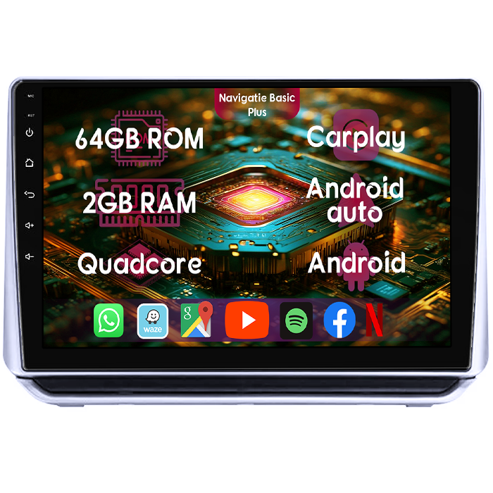 Navigatie dedicata Nissan Altima 2018-2020, 2GB RAM 64GB ROM, Quad Core, Display 9" IPS Full HD, Carplay&Android Auto, Android 14, Suport camere AHD - imagine 1