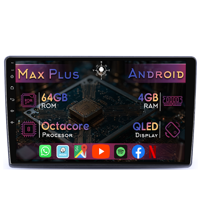 Navigatie dedicata Kia Ceed 2006-2009, 4GB RAM 64GB ROM, Octacore, Display 9" QLED, Carplay&Android Auto, Android 14, Suport camere AHD - imagine 1