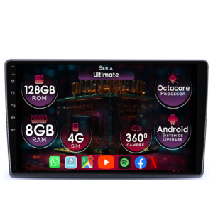 Navigatie dedicata Kia Ceed 2009-2012, 8GB RAM 128GB ROM, Octacore, Platforma TS18, Display 9" QLED, Carplay&Android Auto, Android 14, Ventilator Activ - imagine 1