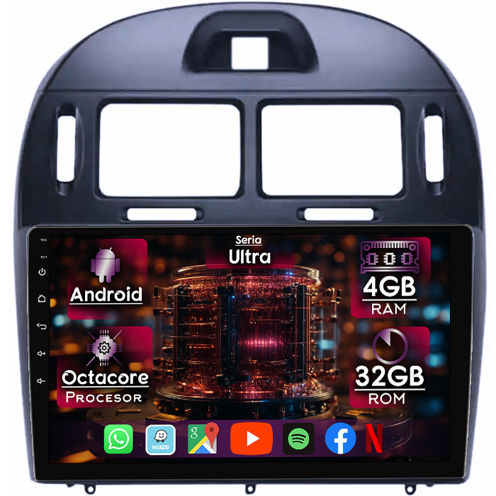 Navigatie dedicata Kia Cerato Foret 2017, 4GB RAM 32GB ROM, Octacore, Display 10" QLED 2K, Carplay&Android Auto, Android 14, Ventilator Activ - imagine 1