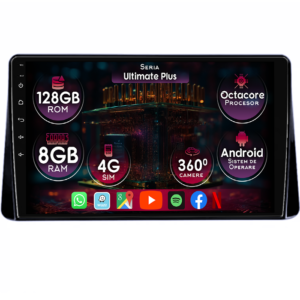 Navigatie dedicata Mitsubishi Eclipse Cross 2018-2019, 8GB RAM 128GB ROM, Octacore, Platforma 7862, Display 10" QLED 2K, Carplay&Android Auto, Android 14, Ventilator Activ - imagine 1