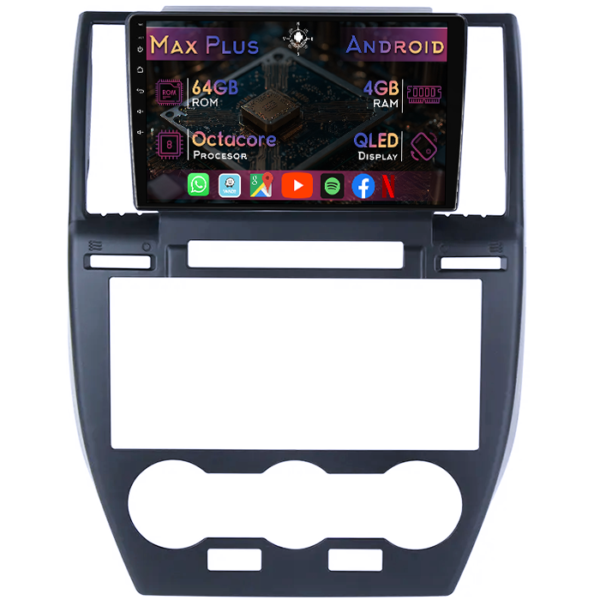 Navigatie dedicata Land Rover Freelander 2 2006-2012, 4GB RAM 64GB ROM, Octacore, Display 9" QLED, Carplay, Android 13, Bluetooth, Magazin Play, Suport camere AHD