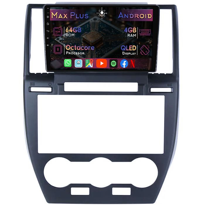 Navigatie dedicata Land Rover Freelander 2 2006-2012, 4GB RAM 64GB ROM, Octacore, Display 9" QLED, Carplay, Android 13, Bluetooth, Magazin Play, Suport camere AHD - imagine 1