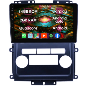 Navigatie dedicata Nissan Frontier 2009-2012, 2GB RAM 64GB ROM, Quad Core, Display 9" IPS Full HD, Carplay&Android Auto, Android 14, Suport camere AHD - imagine 1