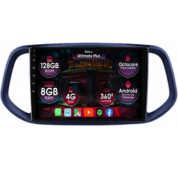 Navigatie dedicata Kia Seltos KX3 2014-2016, 8GB RAM 128GB ROM, Octacore, Platforma 7862, Display 9" QLED 2K, Carplay&Android Auto, Android 14, Ventilator Activ - imagine 1