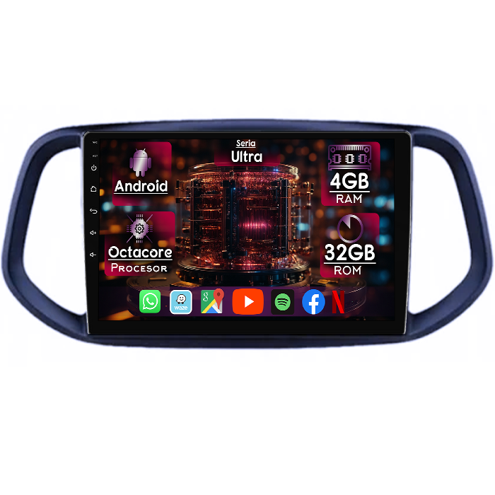 Navigatie dedicata Kia Seltos KX3 2014-2016, 4GB RAM 32GB ROM, Octacore, Display 9" QLED 2K, Carplay&Android Auto, Android 14, Ventilator Activ - imagine 1