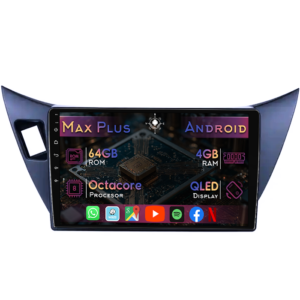 Navigatie dedicata Mitsubishi Lancer 2001-2007, 4GB RAM 64GB ROM, Octacore, Display 9" QLED, Carplay&Android Auto, Android 14, Suport camere AHD - imagine 1