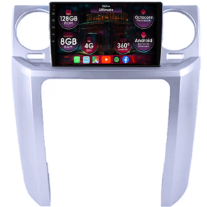 Navigatie dedicata Land Rover Discovery 3 2004-2005, 8GB RAM 128GB ROM, Octacore, Platforma TS18, Display 9" QLED, Carplay&Android Auto, Android 14, Ventilator Activ - imagine 1