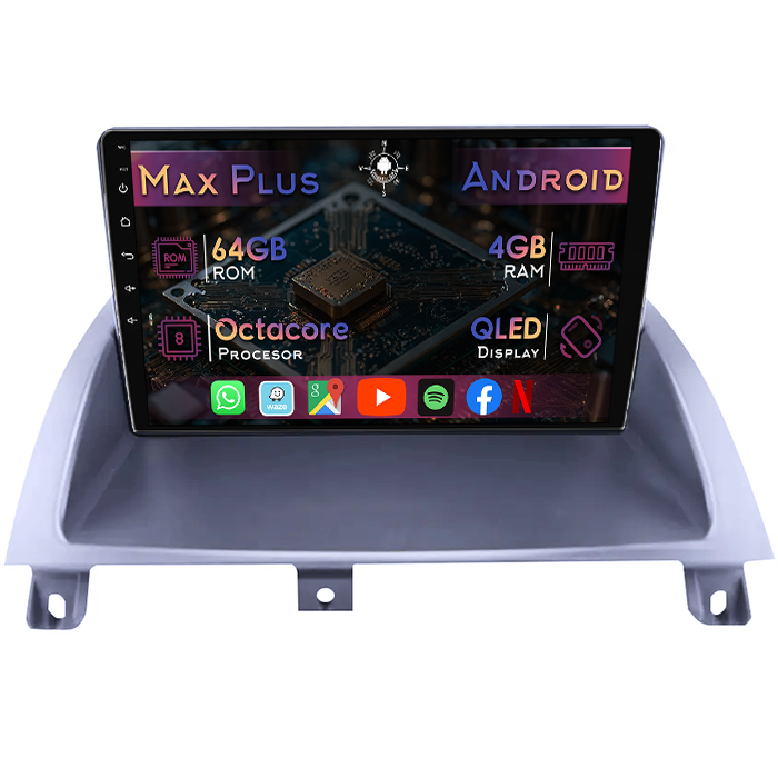 Navigatie dedicata Land Rover MG3 2010-2016, 4GB RAM 64GB ROM, Octacore, Display 9" QLED, Carplay, Android 13, Bluetooth, Magazin Play, Suport camere AHD - imagine 1