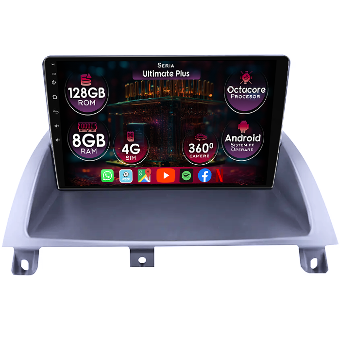 Navigatie dedicata Land Rover MG3 2010-2016, 8GB RAM 128GB ROM, Octacore, Platforma 7862, Display 9" QLED 2K, Carplay, Android 13, Bluetooth, Magazin Play, Ventilator Activ - imagine 1