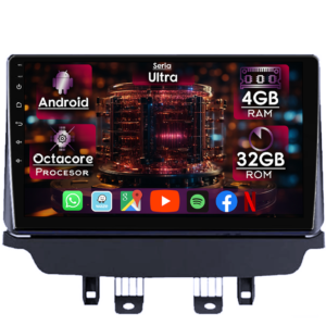 Navigatie dedicata Mazda CX-3 2014-2019, 4GB RAM 32GB ROM, Octacore, Display 9" QLED 2K, Carplay&Android Auto, Android 14, Ventilator Activ - imagine 1
