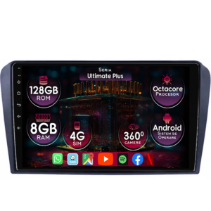 Navigatie dedicata Mazda 3 2004-2009/Axela, 8GB RAM 128GB ROM, Octacore, Platforma 7862, Display 9" QLED, Carplay&Android Auto, Android 14, Ventilator Activ - imagine 1