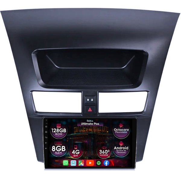 Navigatie dedicata Mazda BT-50 2011-2020, 8GB RAM 128GB ROM, Octacore, Platforma 7862, Display 9" QLED 2K, Carplay&Android Auto, Android 14, Ventilator Activ