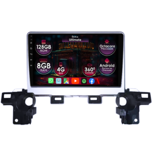 Navigatie dedicata Mazda CX-5 2017-2018, 8GB RAM 128GB ROM, Octacore, Platforma TS18, Display 9" QLED, Carplay&Android Auto, Android 14, Ventilator Activ - imagine 1