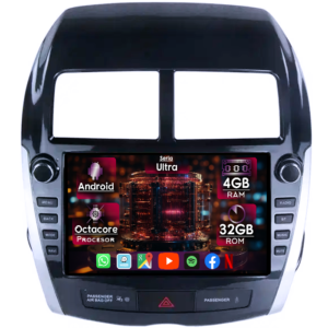 Navigatie dedicata Mitsubishi ASX 2010-2016, 4GB RAM 32GB ROM, Octacore, Display 9" QLED, Carplay&Android Auto, Android 14, Ventilator Activ - imagine 1