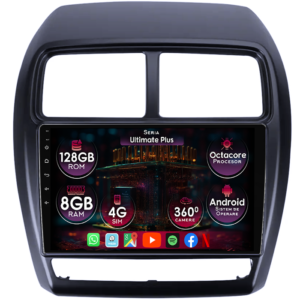 Navigatie dedicata Mitsubishi ASX 2016-2022, 8GB RAM 128GB ROM, Octacore, Platforma 7862, Display 9" QLED 2K, Carplay&Android Auto, Android 14, Ventilator Activ - imagine 1