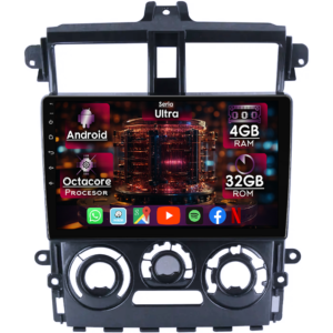 Navigatie dedicata Mitsubishi Colt Plus 2007-2012, 4GB RAM 32GB ROM, Octacore, Display 9" QLED 2K, Carplay&Android Auto, Android 14, Ventilator Activ - imagine 1