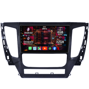 Navigatie dedicata Mitsubishi Pajero 2016-2018, 4GB RAM 32GB ROM, Octacore, Display 9" QLED 2K, Carplay&Android Auto, Android 14, Ventilator Activ - imagine 1