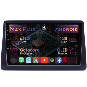 Navigatie dedicata Mitsubishi Pajero Montero V31 1991-2001, 4GB RAM 64GB ROM, Octacore, Display 9" QLED, Carplay&Android Auto, Android 14, Suport camere AHD - imagine 1