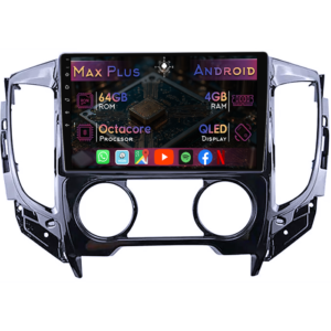 Navigatie dedicata Mitsubishi L200 2015-2019, 4GB RAM 64GB ROM, Octacore, Display 9" QLED, Carplay&Android Auto, Android 14, Suport camere AHD - imagine 1