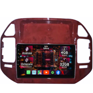 Navigatie dedicata Mitsubishi Pajero V73 2004-2011, maro, 4GB RAM 32GB ROM, Octacore, Display 9" QLED, Carplay&Android Auto, Android 14, Ventilator Activ - imagine 1