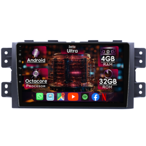 Navigatie dedicata KIA Borrego Mohave 2008-2012, 4GB RAM 32GB ROM, Octacore, Display 9" QLED 2K, Carplay&Android Auto, Android 14, Ventilator Activ - imagine 1