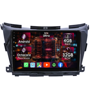 Navigatie dedicata Nissan Murano 2014-2020, 4GB RAM 32GB ROM, Octacore, Display 10" QLED 2K, Carplay&Android Auto, Android 14, Ventilator Activ - imagine 1