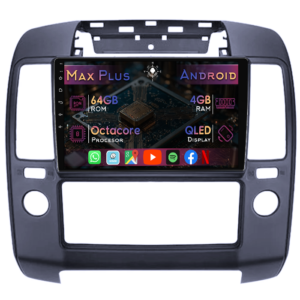 Navigatie dedicata Nissan Navara D40 2004-2010, 4GB RAM 64GB ROM, Octacore, Display 9" QLED, Carplay&Android Auto, Android 14, Suport camere AHD - imagine 1