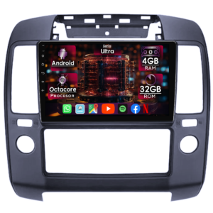 Navigatie dedicata Nissan Navara D40 2004-2010, 4GB RAM 32GB ROM, Octacore, Display 9" QLED 2K, Carplay&Android Auto, Android 14, Ventilator Activ - imagine 1