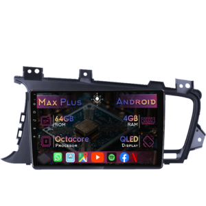 Navigatie dedicata Kia Optima 2011-2014, 4GB RAM 64GB ROM, Octacore, Display 9" QLED, Carplay&Android Auto, Android 14, Suport camere AHD - imagine 1