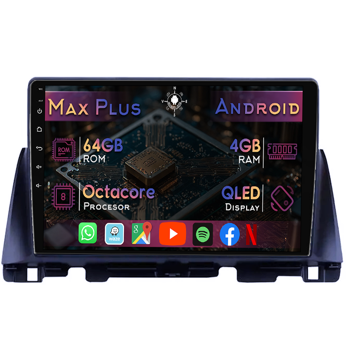 Navigatie dedicata KIA Optima 4 JF 2015-2020, 4GB RAM 64GB ROM, Octacore, Display 10" QLED, Carplay&Android Auto, Android 14, Suport camere AHD - imagine 1