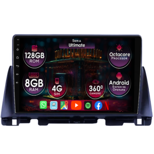 Navigatie dedicata KIA Optima 4 JF 2015-2020, 8GB RAM 128GB ROM, Octacore, Platforma TS18, Display 10" QLED, Carplay&Android Auto, Android 14, Ventilator Activ - imagine 1