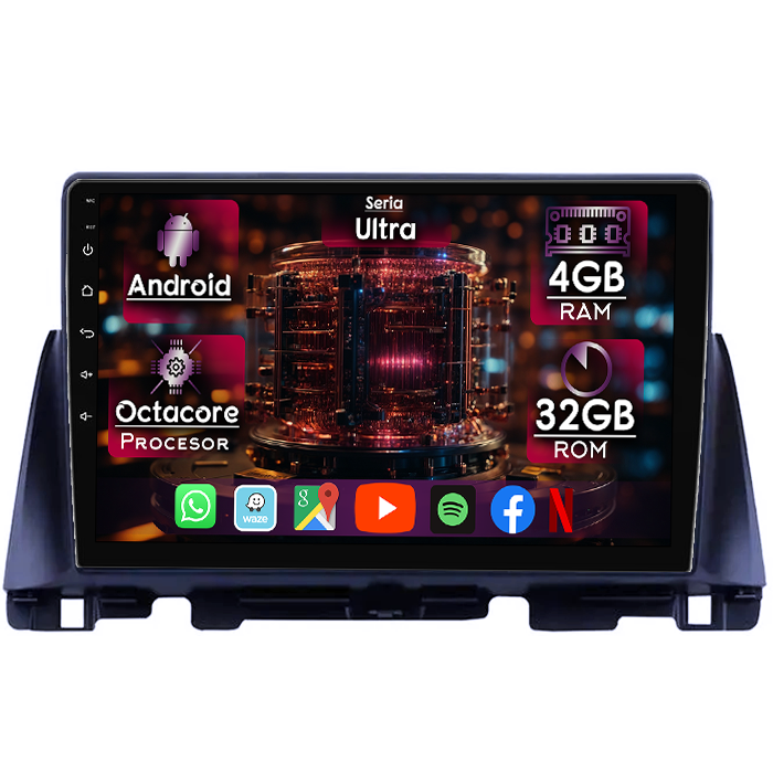 Navigatie dedicata KIA Optima 4 JF 2015-2020, 4GB RAM 32GB ROM, Octacore, Display 10" QLED, Carplay&Android Auto, Android 14, Ventilator Activ - imagine 1