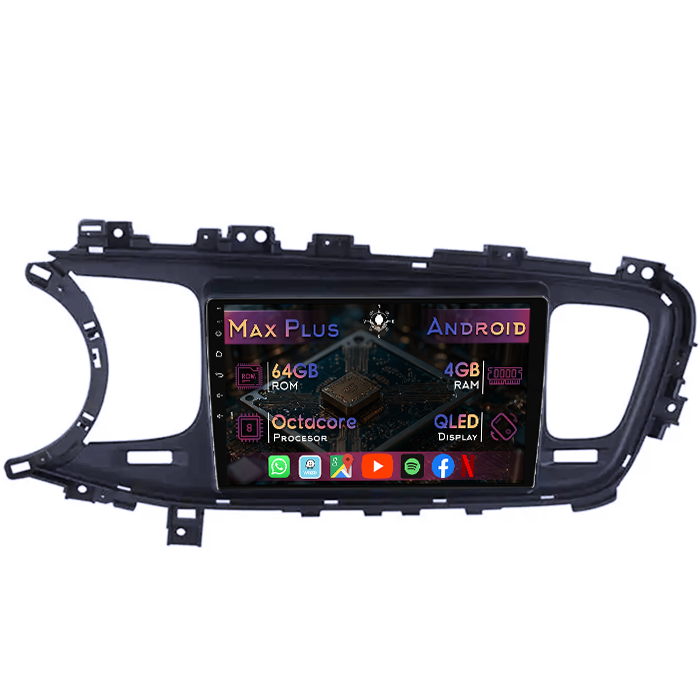 Navigatie dedicata Kia Optima K5 2013-2015, 4GB RAM 64GB ROM, Octacore, Display 9" QLED, Carplay&Android Auto, Android 14, Suport camere AHD - imagine 1