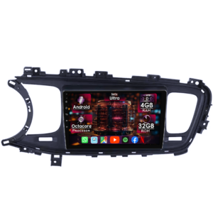 Navigatie dedicata Kia Optima K5 2013-2015, 4GB RAM 32GB ROM, Octacore, Display 9" QLED, Carplay&Android Auto, Android 14, Ventilator Activ - imagine 1