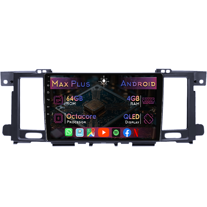Navigatie dedicata Nissan Patrol 2010-2020, 4GB RAM 64GB ROM, Octacore, Display 9" QLED, Carplay&Android Auto, Android 14, Suport camere AHD - imagine 1